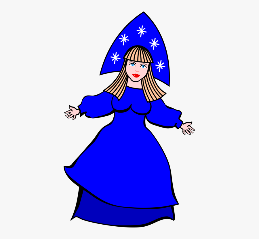 Christmas, Russia, Xmas, Girl, Snow - Maiden Clipart, Transparent Clipart