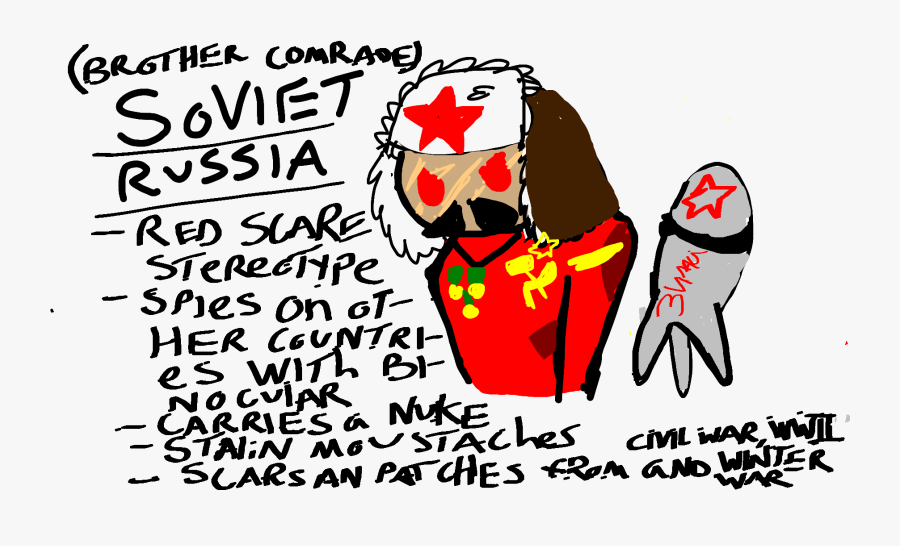 Btother Soviet Russia Satwcomic - Soviet Russia Fanart, Transparent Clipart
