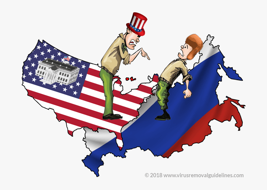 Usa Blames Russia - Map Of Russia, Transparent Clipart