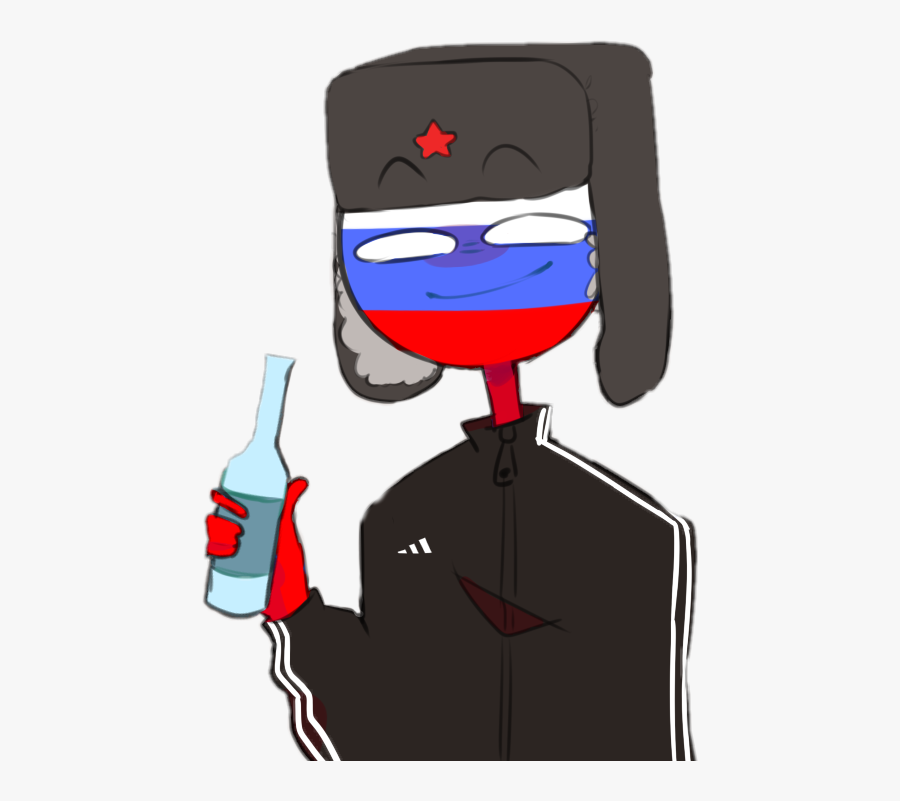 #countryhumans #russia - Countryhumans Russia X Vodka, Transparent Clipart