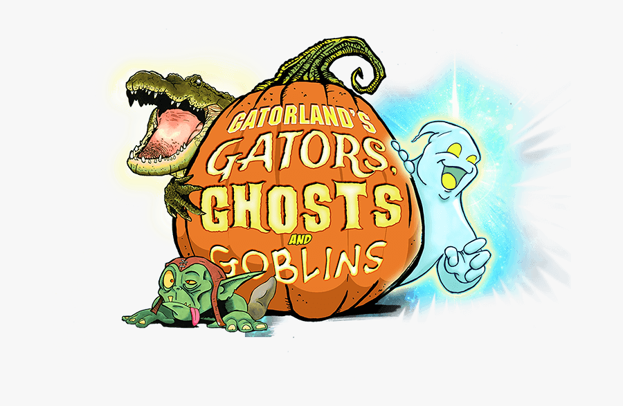 Gators Ghosts & Goblins - Cartoon, Transparent Clipart