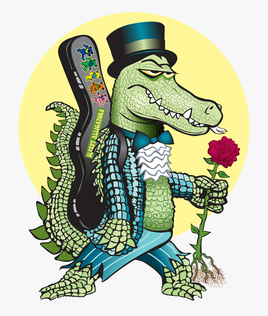 Gator Yellow Transparent Background - Grateful Dead Cinco De Mayo, Transparent Clipart