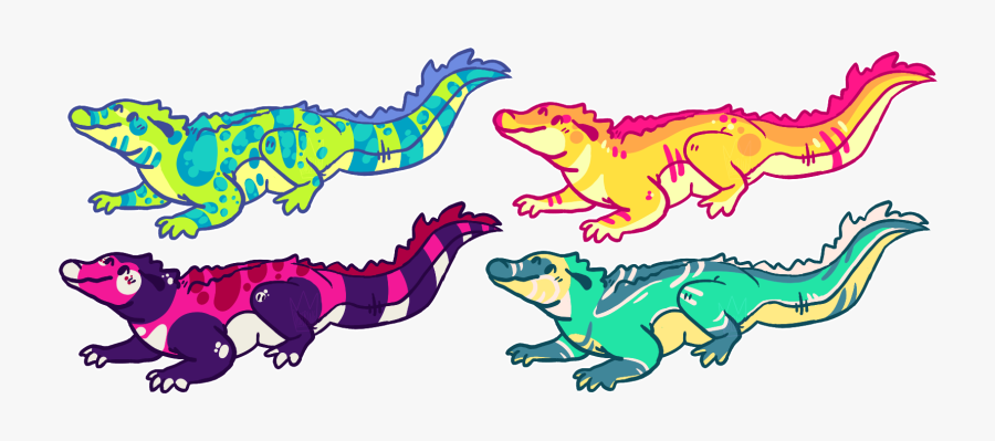 Little Alligator Adopts, Transparent Clipart