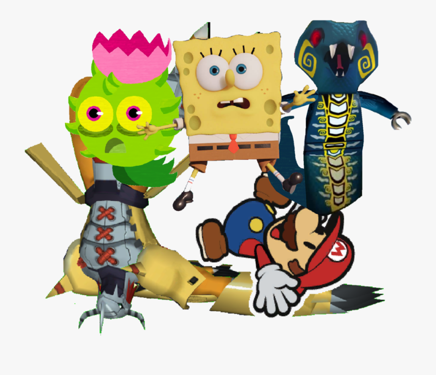 Clip Paper Spongebob - Sandy Kim Nguyen, Transparent Clipart