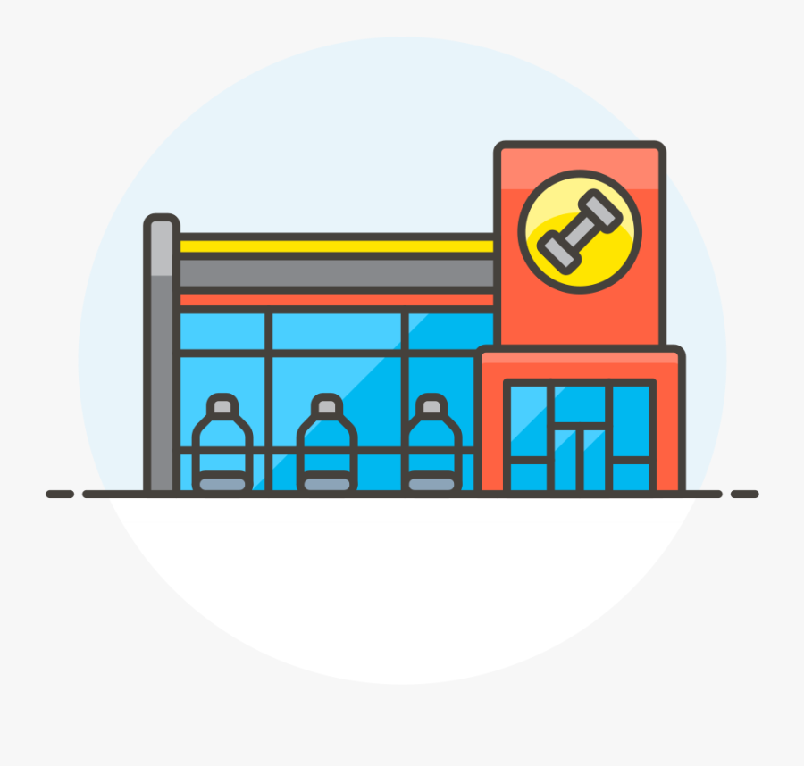 Gym .ico, Transparent Clipart