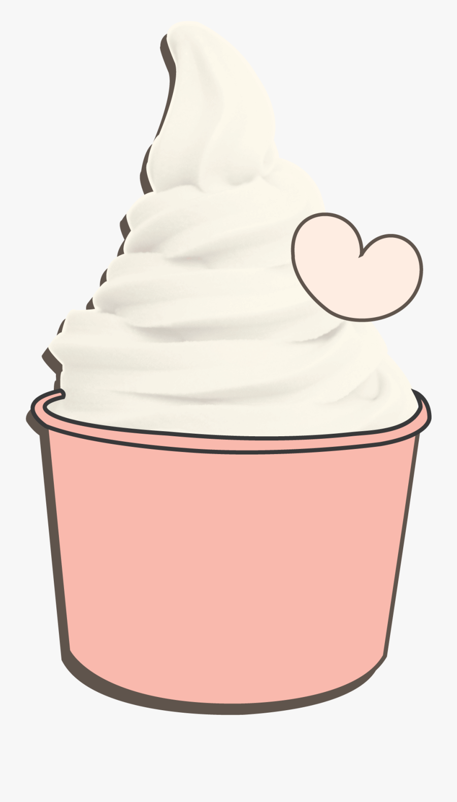 Sweetberry Frozen Gelato Crepes - Frozen Yogurt, Transparent Clipart