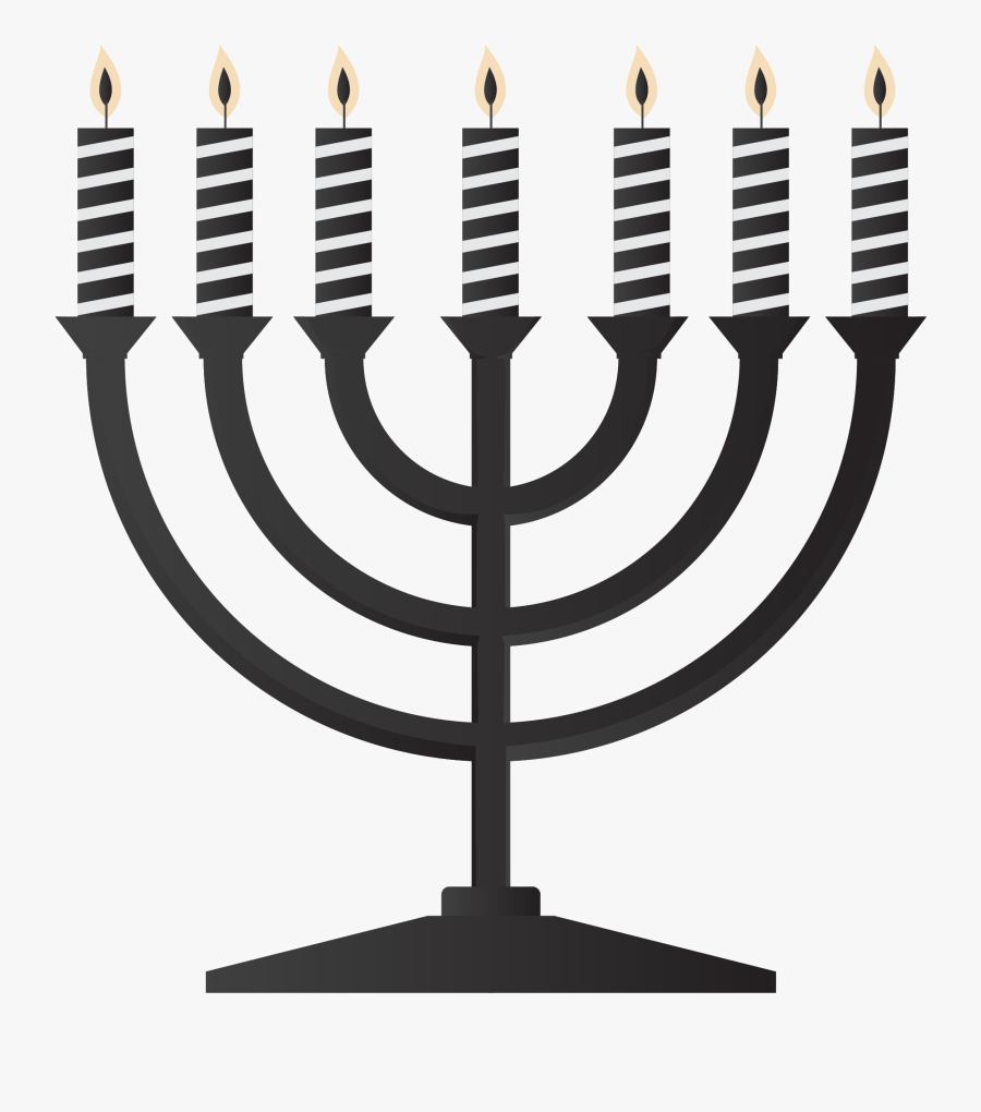 Menorah Symbol, Transparent Clipart