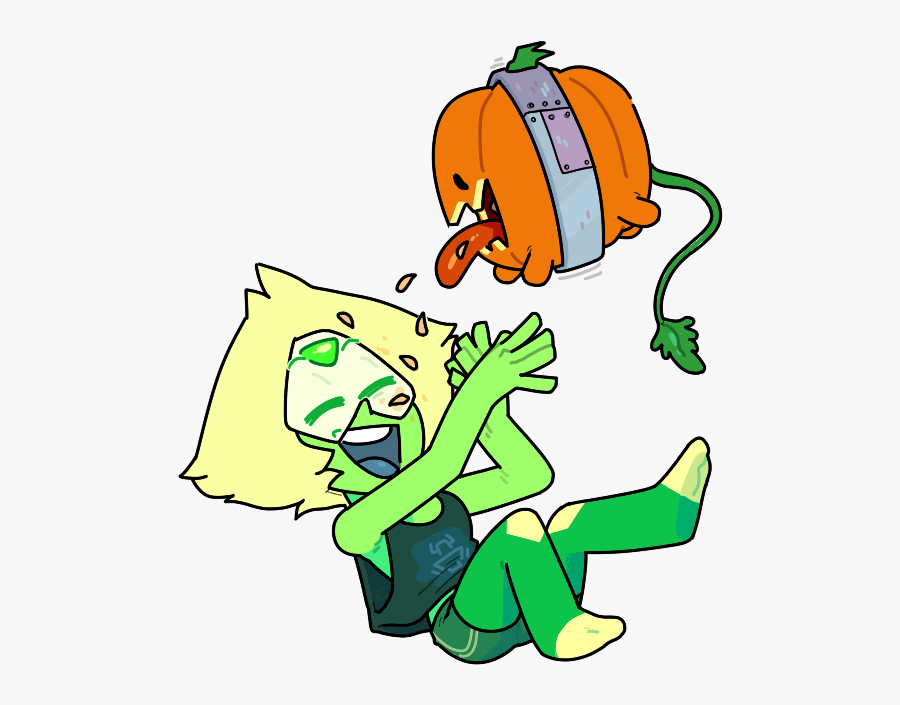 Steven Art,peridot,su Персонажи,pumpkin - Peridot Steven Universe Pumpkin, Transparent Clipart