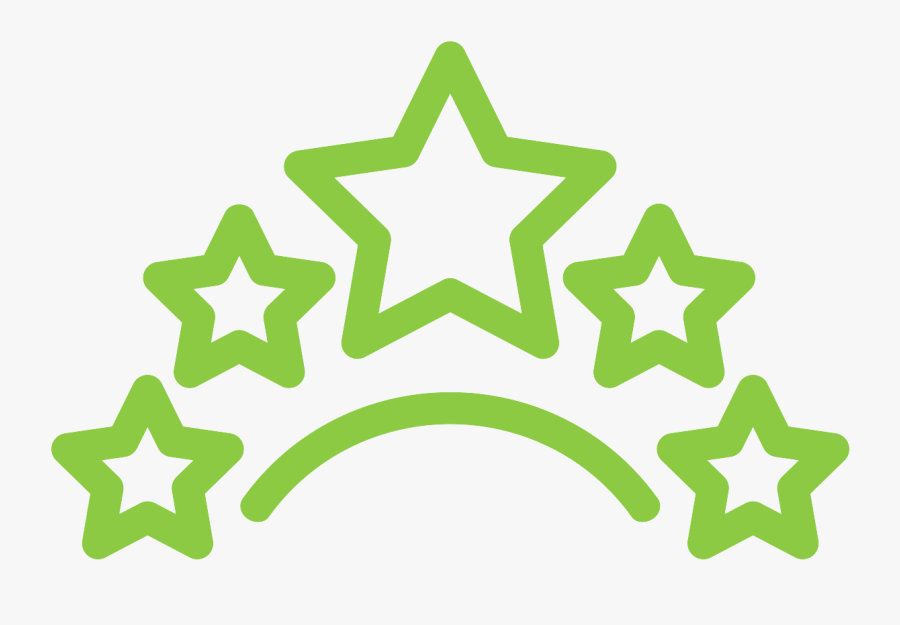Staars - Three Stars Black And White, Transparent Clipart