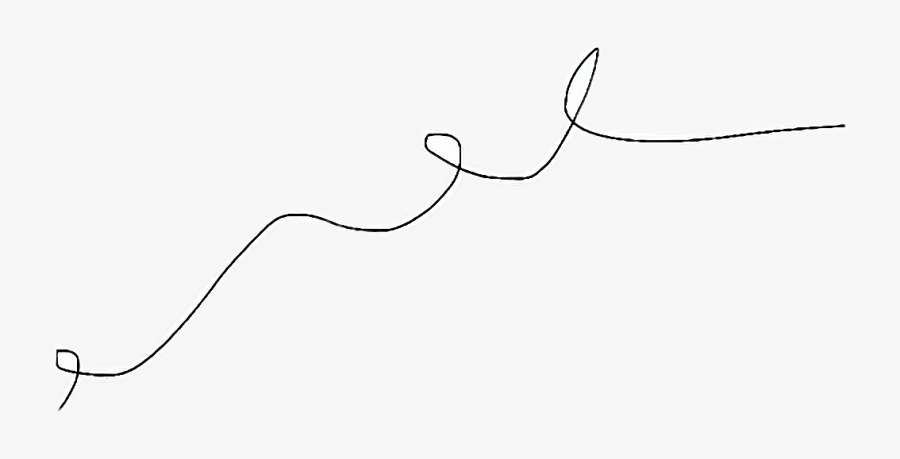 #string #line #design #cute #simple #blackandwhite - Line Art, Transparent Clipart