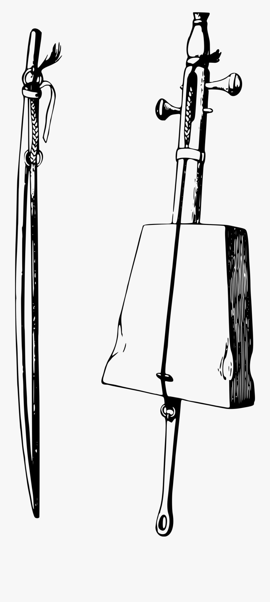 Single String Viol Clip Arts - Music, Transparent Clipart