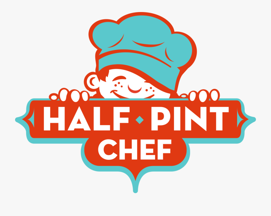 Half Pint Chef Logo, Transparent Clipart