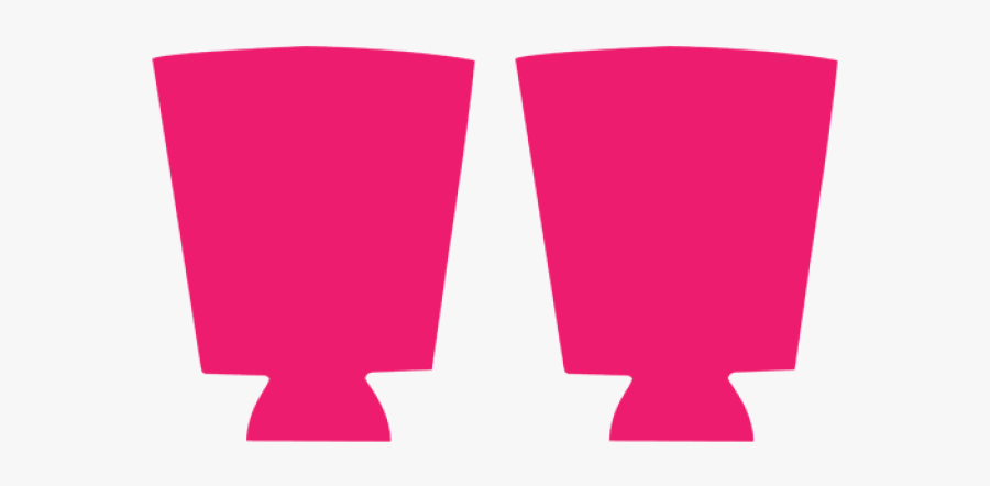 Pink Colored Background Kolorcoat™ Pint Glass Cooler, Transparent Clipart