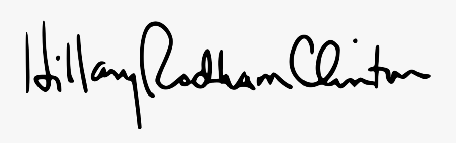 Barack Obama Autograph, Transparent Clipart