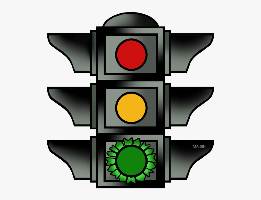 Green Traffic Light - Traffic Light Yellow, Transparent Clipart