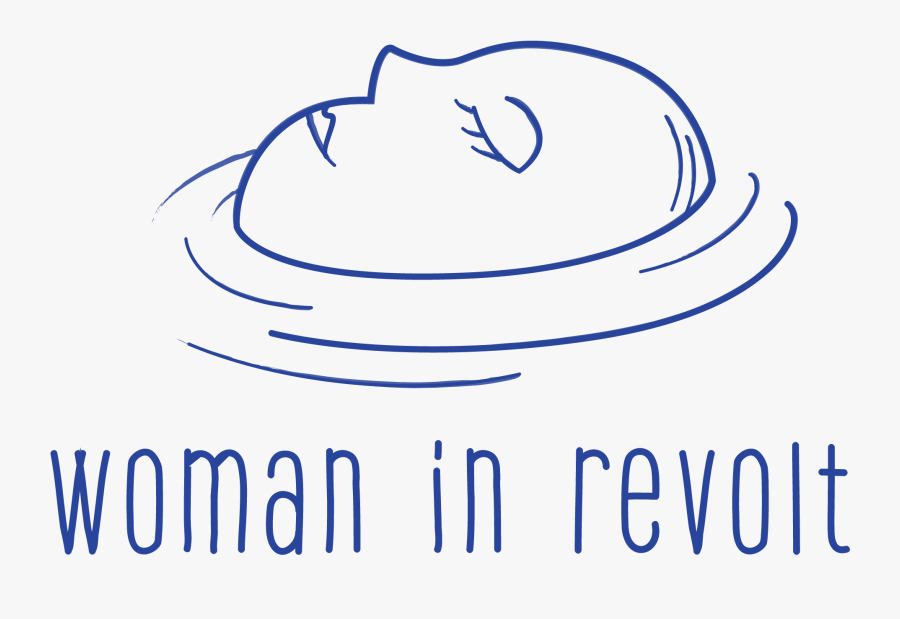 Woman In Revolt - Line Art, Transparent Clipart