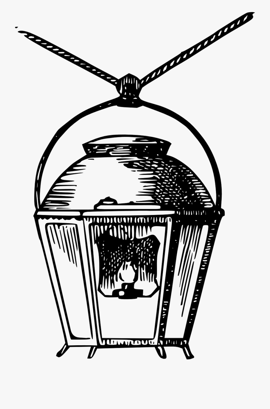Lamp Light Gas Lamp Free Picture - Gas Lamp Drawing Png, Transparent Clipart