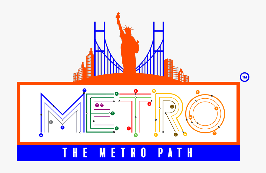 The Metro Path - Statue Of Liberty, Transparent Clipart