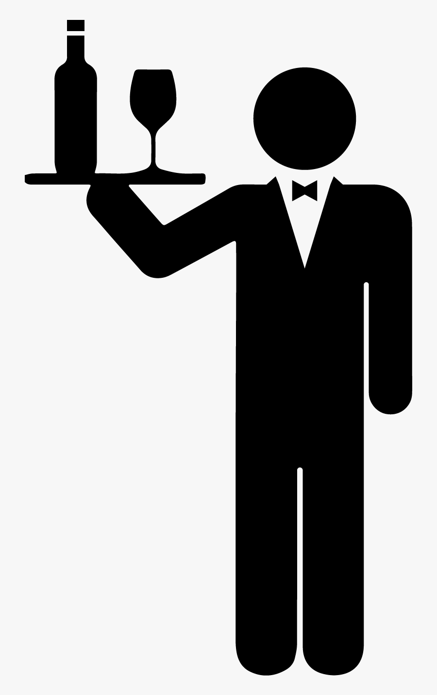 On The Rocks Bartenders - Waiter, Transparent Clipart