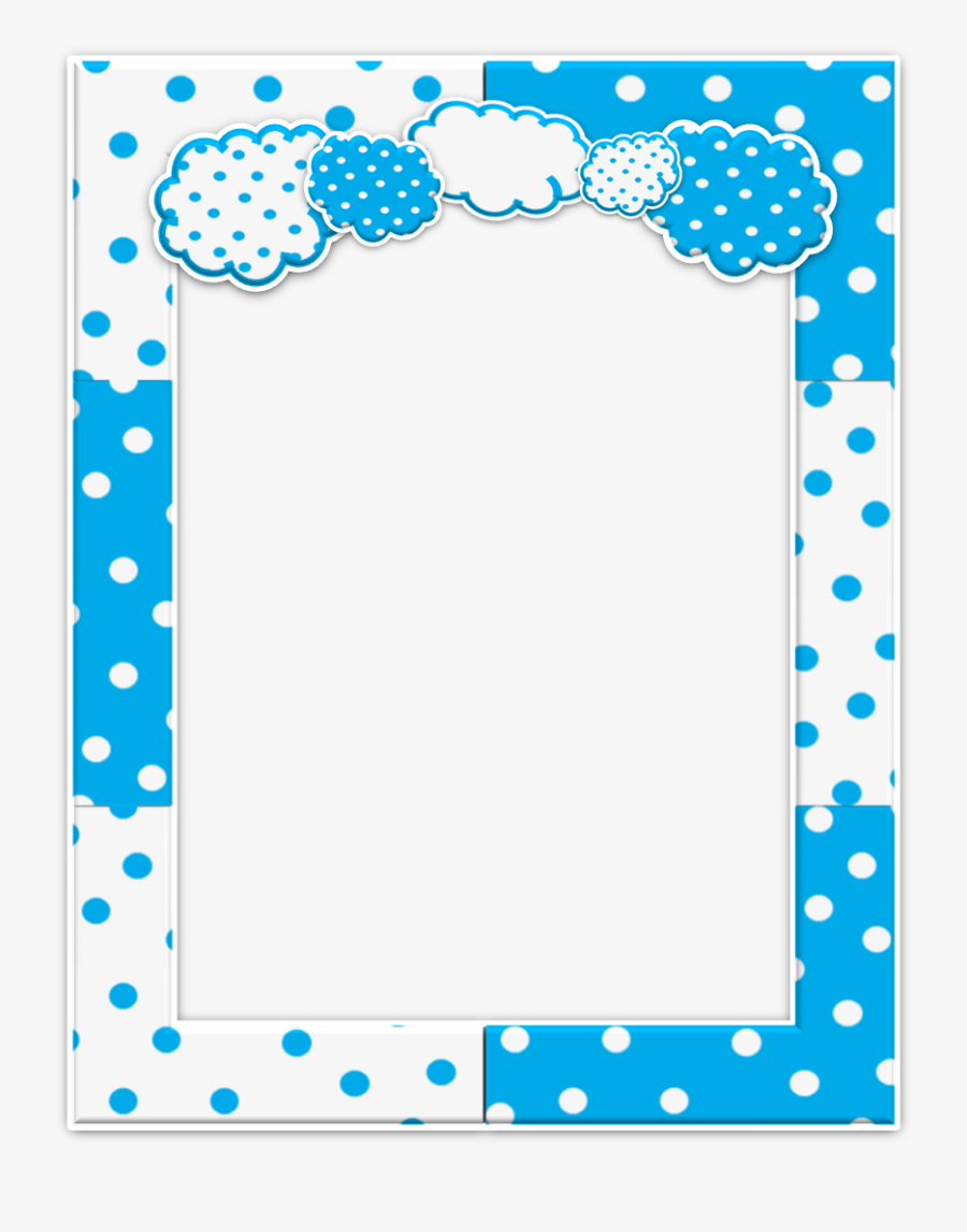 Cloudy Free Printable Kit - Marco De Nubes Png, Transparent Clipart