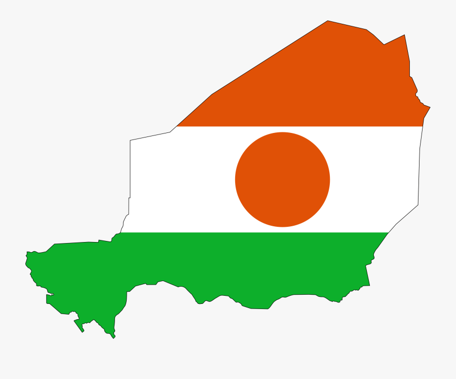 Clipart - Niger Flag Map Png, Transparent Clipart
