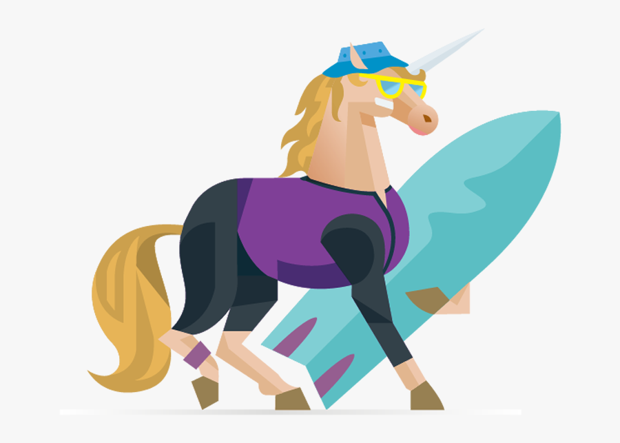 Unicorn - Mane, Transparent Clipart