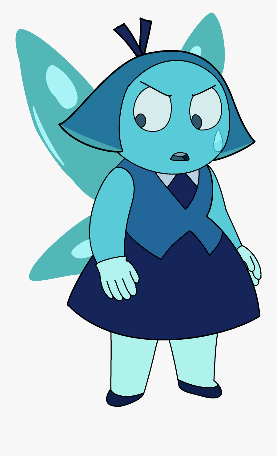 Misc Clipart Art Pallet - Steven Universe Aquamarine I Am My Mom, Transparent Clipart