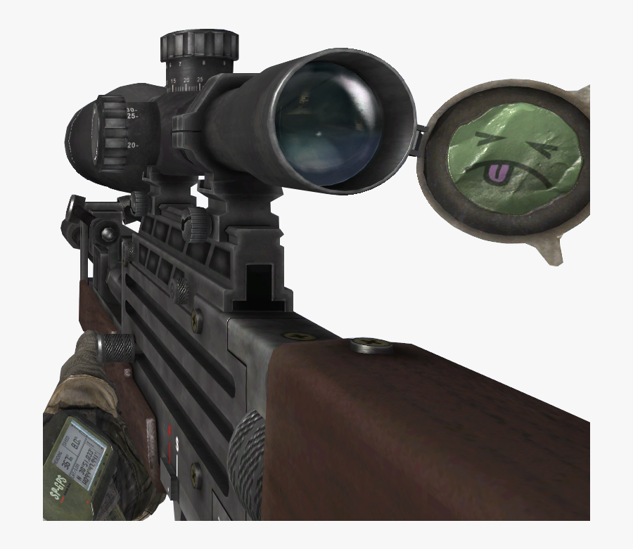 Clip Art Transparent Scope Transparent Mw2 Sniper - Modern Warfare 2 Wa2000, Transparent Clipart