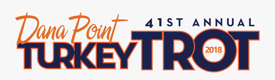 Dana Point Turkey Trot Logo, Transparent Clipart