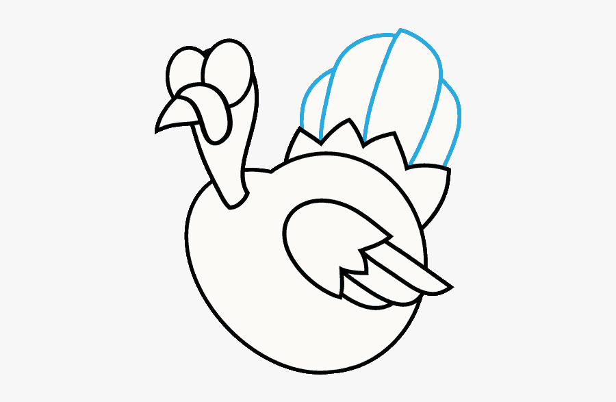 How To Draw Turkey - Drawing, Transparent Clipart