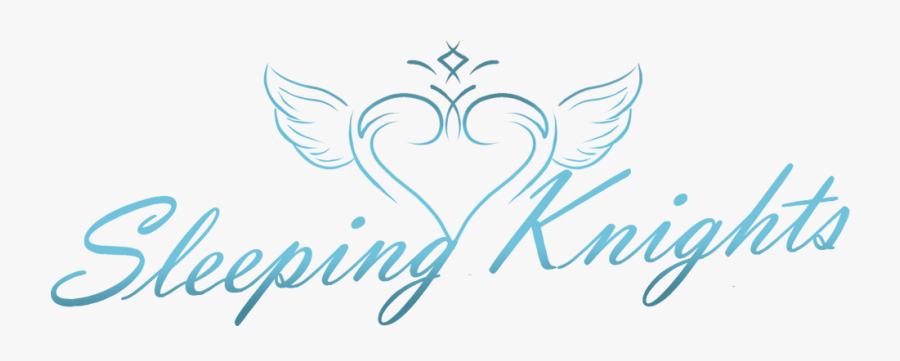 Clip Art Sleeping Knights - Calligraphy, Transparent Clipart
