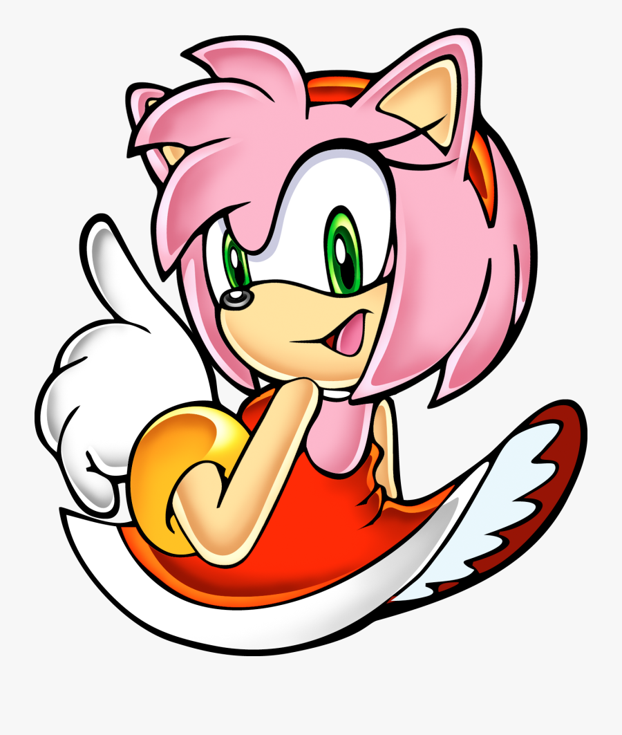 Sonic Adventure Clean Badge Art - Amy Rose Sonic Adventure Art, Transparent Clipart