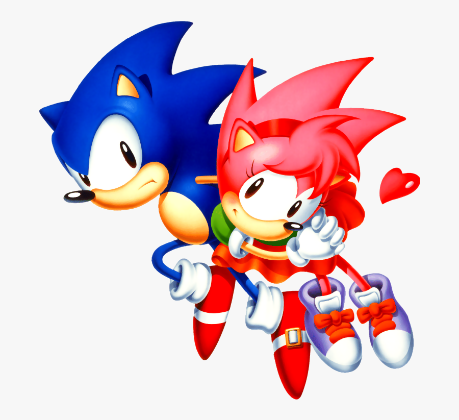 Sonic Cd Classic Amy Rose, Transparent Clipart