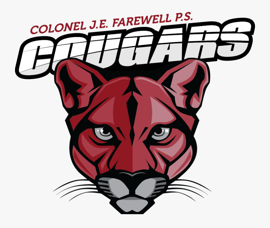 Farewell Public School Logo - Cougar Clipart, Transparent Clipart