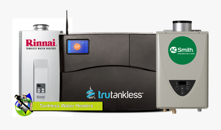 Tankless Water Heaters - Rinnai Tankless Water Heater, Transparent Clipart