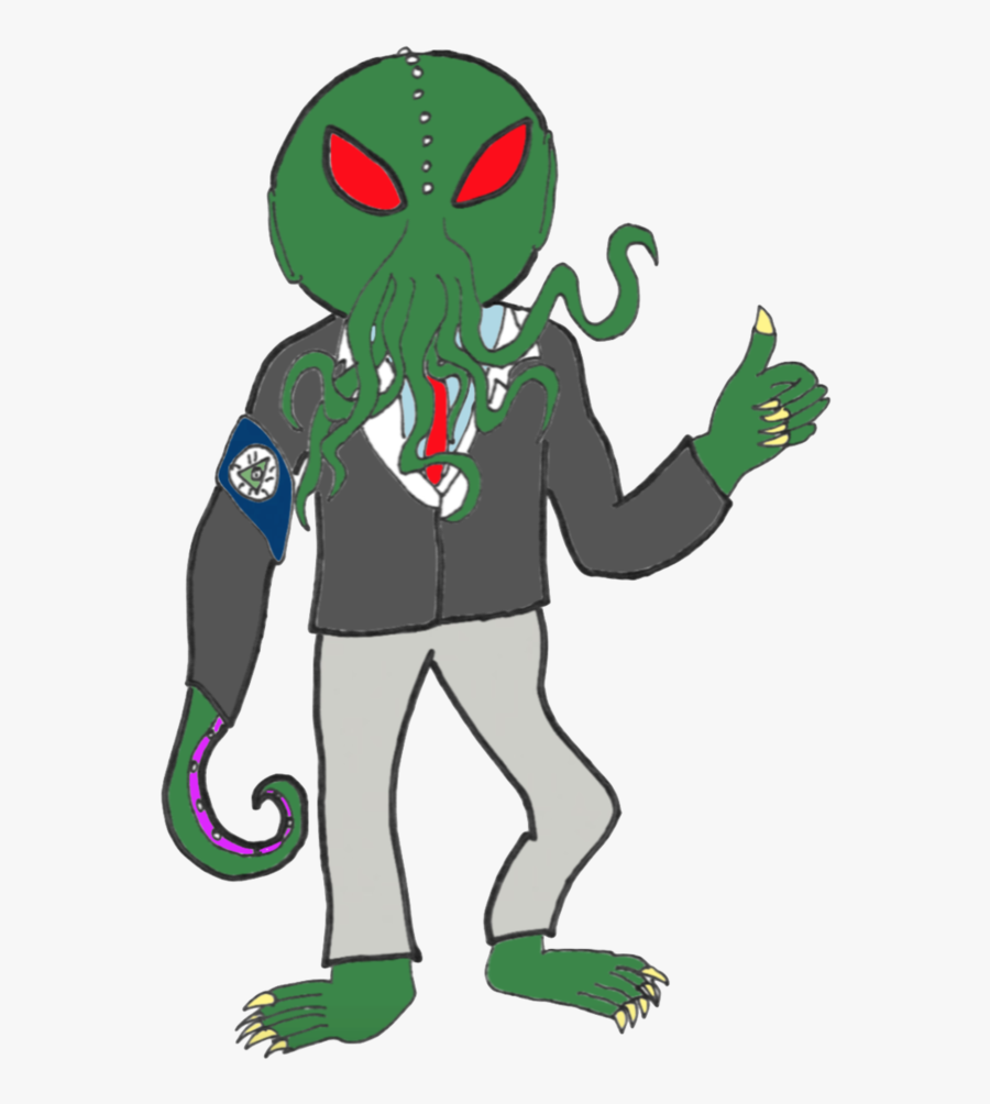 Green Drawing Illuminati - Cartoon, Transparent Clipart