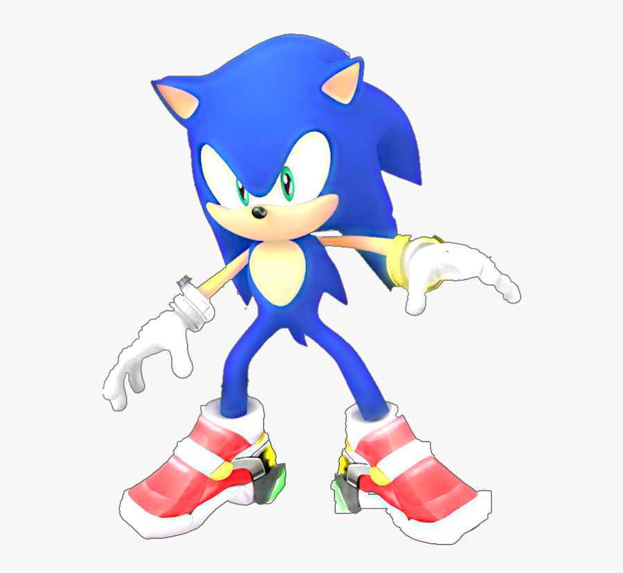 #sonic #sega #modern - Classic Dreamcast Modern Boom Sonic, Transparent Clipart