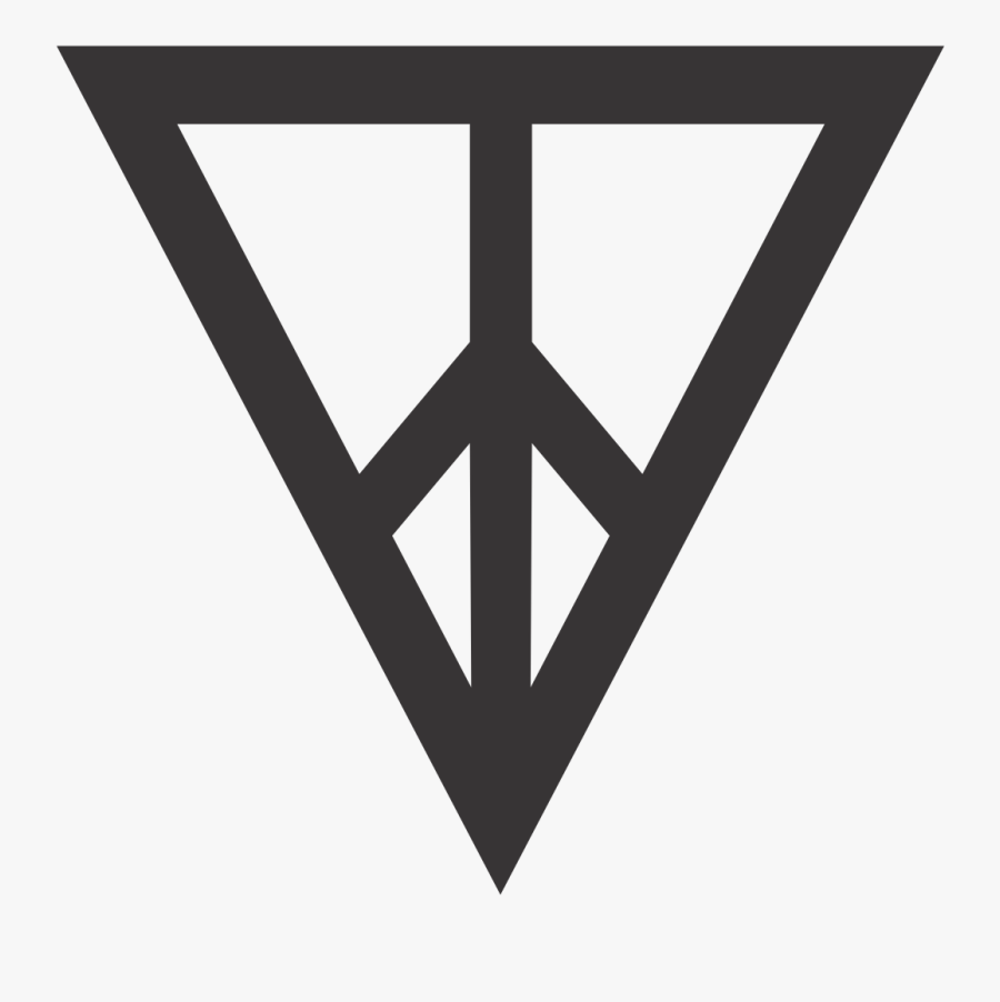 Girls, Hipster, And Illuminati Image - Black And White Triangle Tumblr Hd, Transparent Clipart