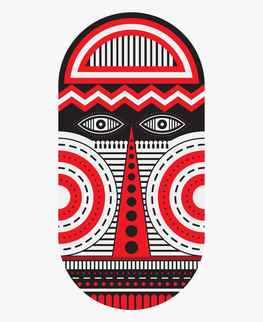 Red Illuminati Tribal - Circle, Transparent Clipart