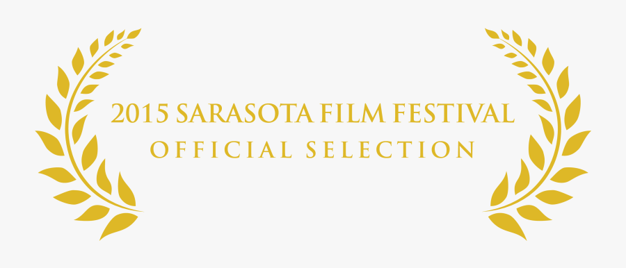 Clip Art Laurels To Gold - Sarasota Film Festival Official Selection, Transparent Clipart