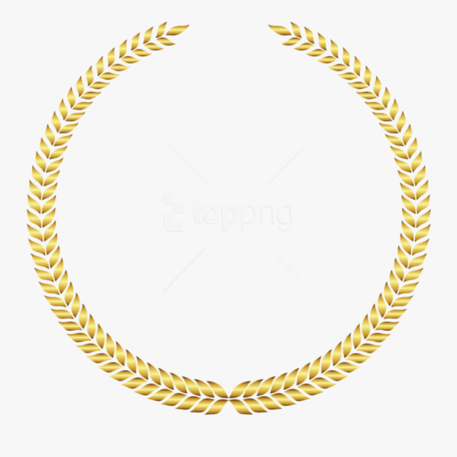 Free Png Download Laurel Wreath Transparent Clipart - Golden Round Frame Png, Transparent Clipart