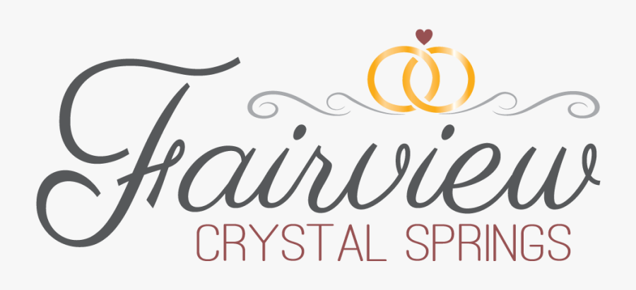 Fairview Crystal Springs Large - Calligraphy, Transparent Clipart