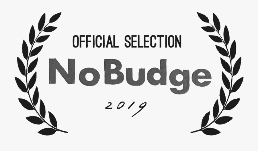 Nobudge Laurels Official Selection 2019 - Vine Leaves Clipart Black And White, Transparent Clipart