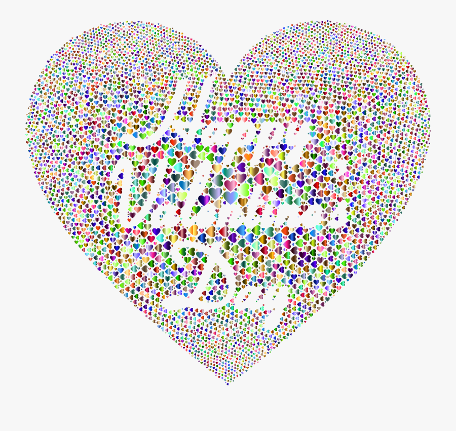 Happy Valentines Day 4 No Background Clip Arts - Heart, Transparent Clipart