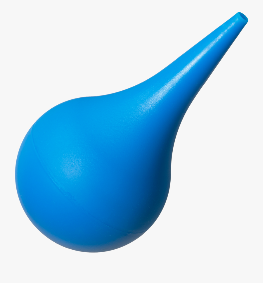 Blue Bulb Ear Syringe - Illustration, Transparent Clipart