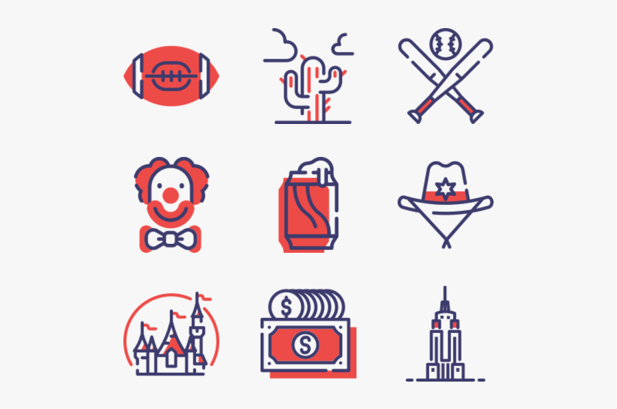 Usa, Transparent Clipart