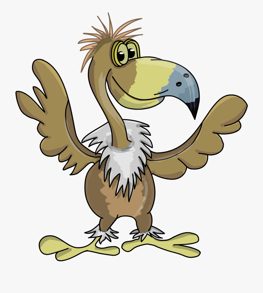 Bird Vulture Eagle Free Picture - รูป อี แร้ง การ์ตูน, Transparent Clipart
