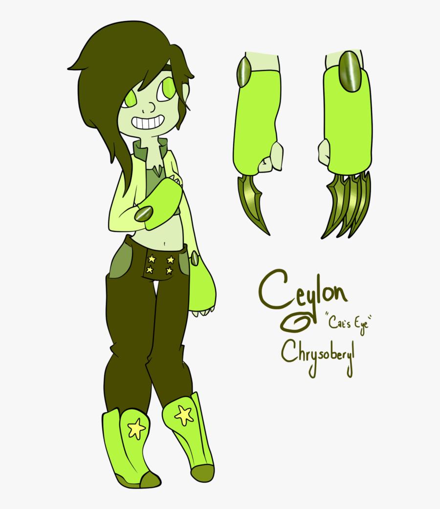 Gemsona Ceylon Cats Eye Chrysoberyl By Steamthequeen - Cartoon, Transparent Clipart