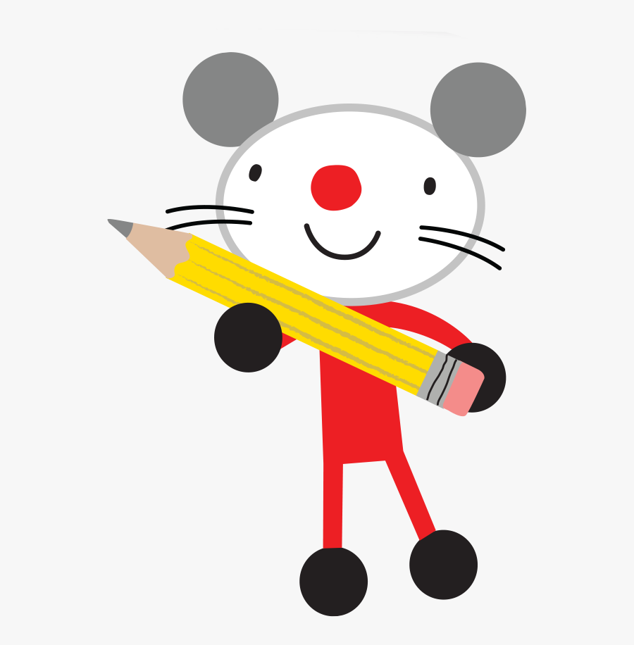 Arty Mouse, Transparent Clipart