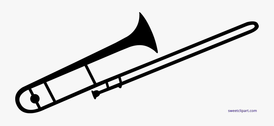 Clipart Trombone - Trombone Clipart, Transparent Clipart